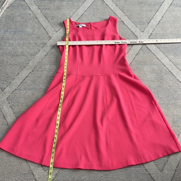 Evan-Picone Coral Sleeveless Dress - 8 - Picture 4 of 9